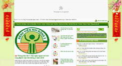 Desktop Screenshot of benhviennhi.org.vn